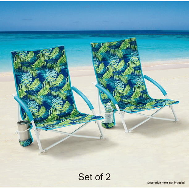 1-2 Pack Folding Portable Beach Chair Camping Chairs Outdoor Indoor Furniture